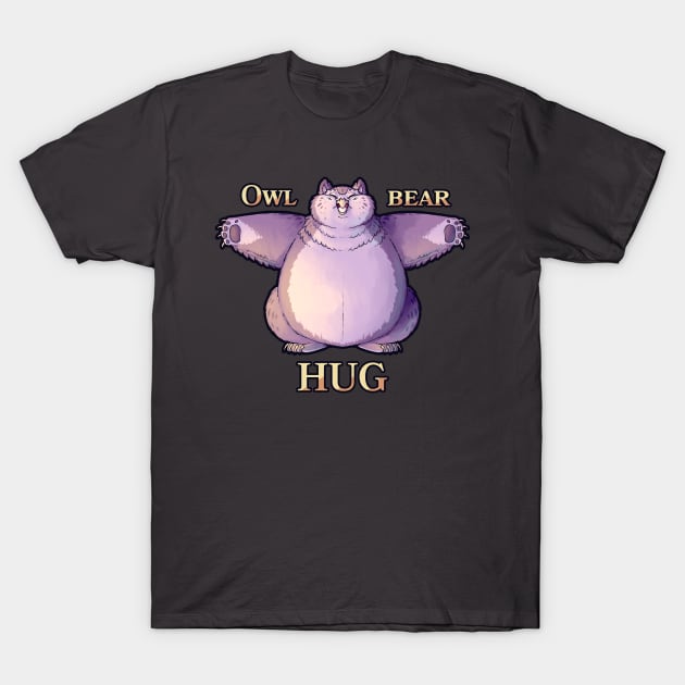 Owl Bear Hug Prints T-Shirt by smashchu